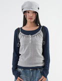 Tulip wide neck long sleeve