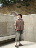 Raw Vintage Gray Tin Bermuda Denim