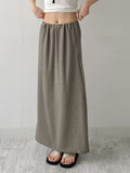 [SET] Flannel Halterneck Skirt Two-Piece