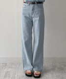 601 High waist straight fit denim pants