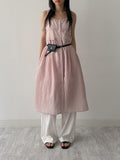 Melon lace bustier one-piece