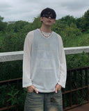 Summer see-through mesh knit