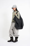 Big leather shoulder tote bag
