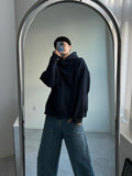 Snap Warmer Hood Sweatshirt
