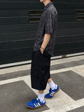 Nylon One-Tuck Bermuda Pants