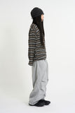 Multi stripe loose long sleeve