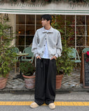 Elin Striped Wide Slacks