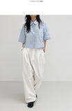 Lina Crop Short Sleeve Shirt