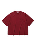 Washed Wide Pocket Crop Tee