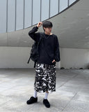 Milk Camo Bermuda Pants