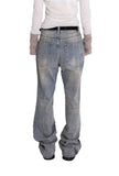 WASHED STRAIGHT DENIM PT