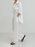 Zed two-way banding nylon slacks