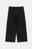 Triangle pocket wide cargo pants