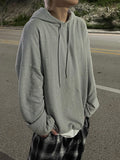 Sweat Boxy String Hoodie