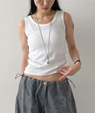 Ava Ribbed Sleeveless Top