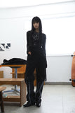 Tri fringe denim