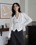 Canny See-Through Cardigan
