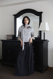Muffler half soft knit