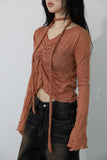 Cream Linkle Scarf T-shirt