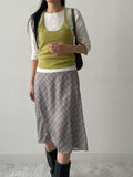 Berry Wool Halterneck Bustier
