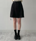 Stitch Banding Midi Skirt