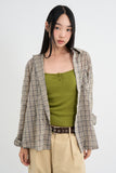 Mar over check shirt