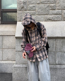 Kits hoodie check shirt