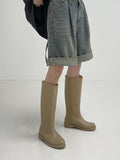 [summer] Minimal long rain boots