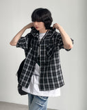 Magia Check Hood Shirt