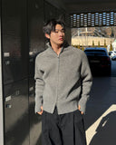 Kerin Two-Way Knit Zip-Up