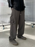 Nylon Round Zipper Pocket Pants