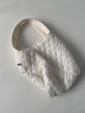 Dumbbell Quilted Shoulder Bag