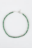 Green bead necklace