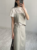 [SS] Bocashi Unbalanced Layered Bustier