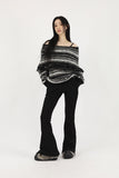 Oreo fringe off knit