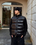 Niro high-neck knit padding