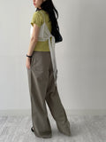 Embossed Wrinkle Short Sleeve T-shirt