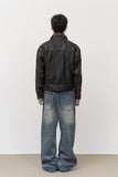 Nex Trucker Leather Jacket