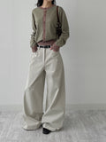 Perry Stripe Loose Fit Cardigan