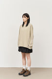 (W) Vet Striped Skirt