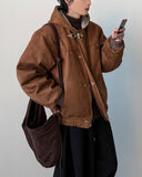 Maha Suede Buckle Jacket