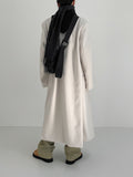 [unisex] Deep Slit Overfit Double Long Coat