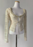 Ruruni Ribbon Lace Cardigan