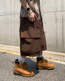 Nylon Big Cargo Bermuda Pants