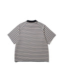 Striped Raglan Half-Zip Polo