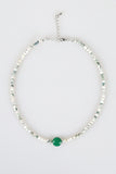 Cycle gemstone necklace