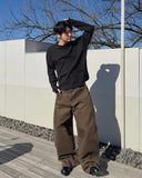 Vintage Curved Denim Pants