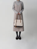 Whole Garment Raccoon Ribbed Polar Knit
