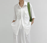 Zed Pocket Nylon Overfit Shirt
