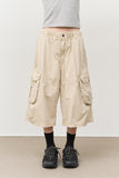Frog Dyeing Bermuda Pants